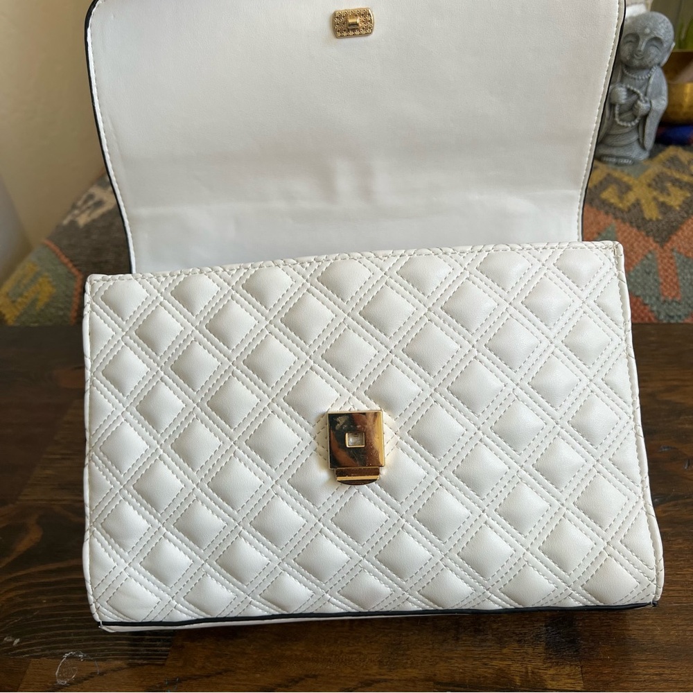 ❗️SOLD ❗️Tory Burch Fleming White Leather Flap Chain Convertible ShoulderBag - Picture 4 of 17